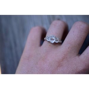 Raw Crystal Ring, Raw Stone Ring, Rings for Women, Stacking Ring, Raw Ge…